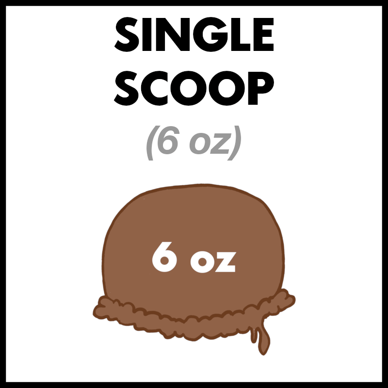 Single Ice Cream Scoop