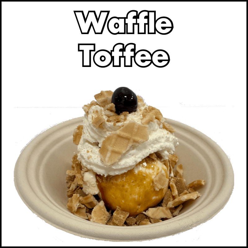 Waffle Toffee Sundae